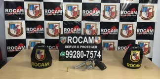 Rocam prende homem com arma de fogo na zona Sul