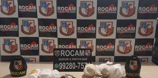 Homem é preso pela Rocam com cerca de 6kg de droga na zona Norte