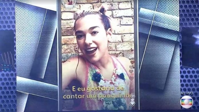 Dua Lipa faz show virtual no BBB20 e Manu grita: 'O que está acontecendo?'