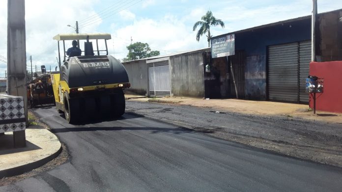 Obras de pavimentação em Manacapuru estão quase concluídas