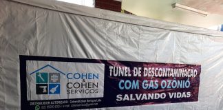 Túnel de descontaminação é doado para a Fundação Alfredo da Matta