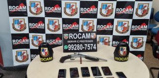 Rocam flagra homem e adolescente com 11 celulares roubados