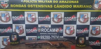 No interior do Amazonas, homem é preso com quatro armas de fogo