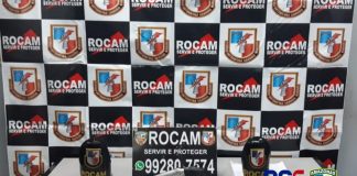 Policiais da Rocam detêm dupla após roubo de carro na zona norte