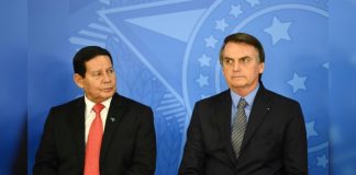 Número de reuniões entre Bolsonaro e Mourão cai pela metade em 2020