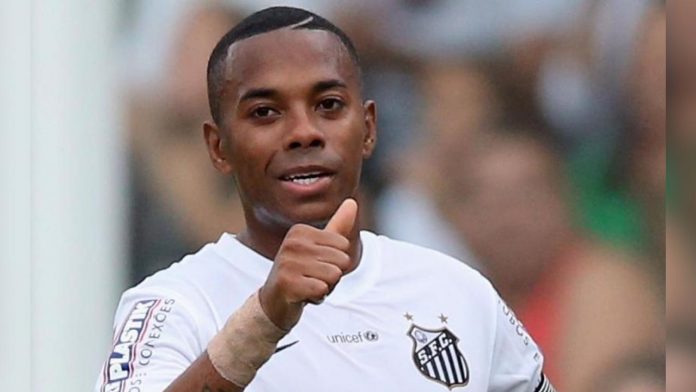 Santos quer antecipar término de contrato de Robinho