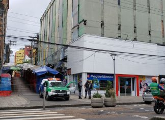 Homem é preso na madrugada desta quinta-feira no centro de Manaus