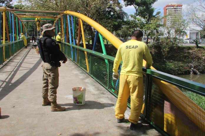 Revitalização do Passeio do Mindu tem previsão de conclusão em maio