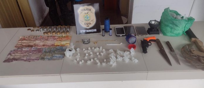 Polícia Civil prende homem por tráfico de drogas no município de Manaquiri