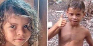 Irmãos indígenas encontrados na mata são transferidos para Manaus