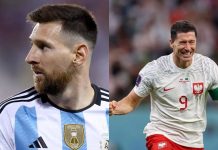 Messi e Lewandowski se enfrentam valendo vaga nas oitavas de final