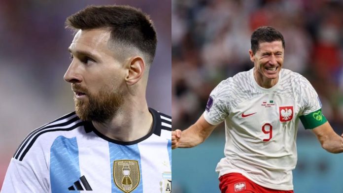 Messi e Lewandowski se enfrentam valendo vaga nas oitavas de final