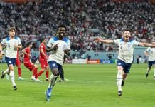 Inglaterra massacra seleção do Irã na primeira rodada da Copa do Mundo