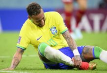 Neymar e Danilo estão fora da Seleção Brasileira na primeira fase da Copa do Mundo