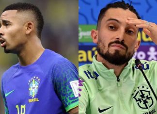 Gabriel Jesus e Alex Telles estão fora da Copa do Mundo após lesões