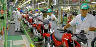 Indústria de motocicletas tem crescimento de 18,7% na produção