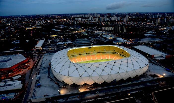 Arena da Amazônia tem energia cortada por dívidas que somam R$ 39