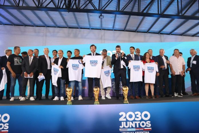 Argentina, Uruguai, Chile e Paraguai lançam candidatura conjunta para Copa de 2030